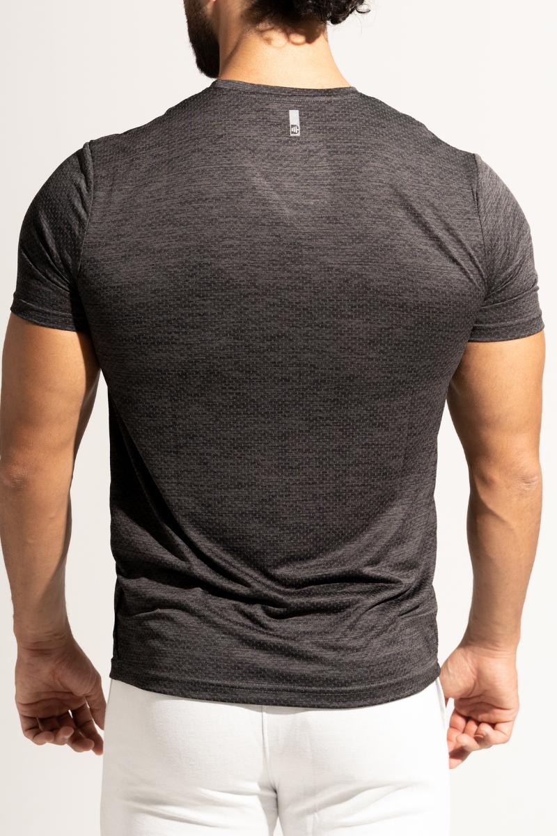 Dumbell Dry Tech Tees - Charcoal Edition