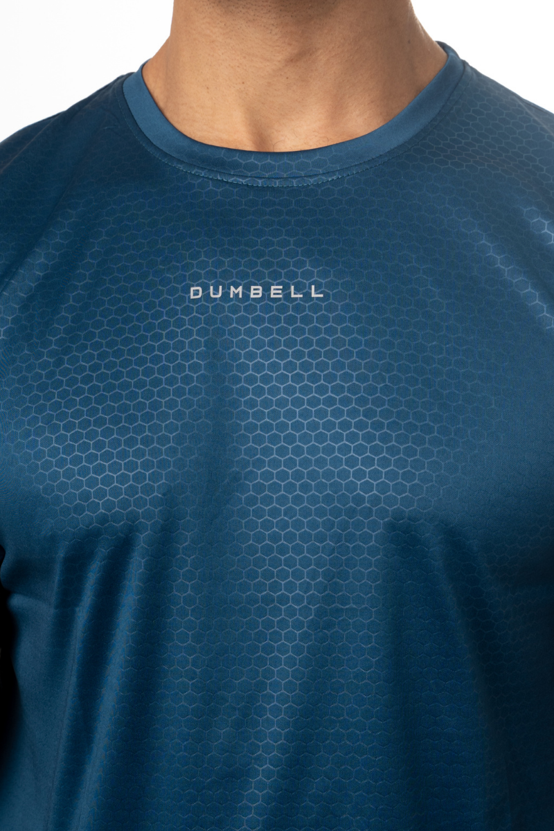 Raised Distinction Tees - Steel Blue