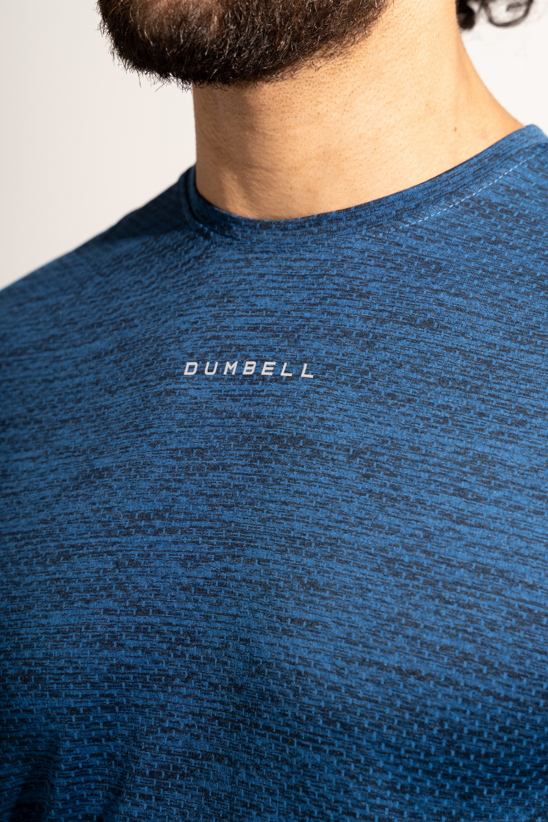 Dumbell Dry Tech Tees - Blue Edition