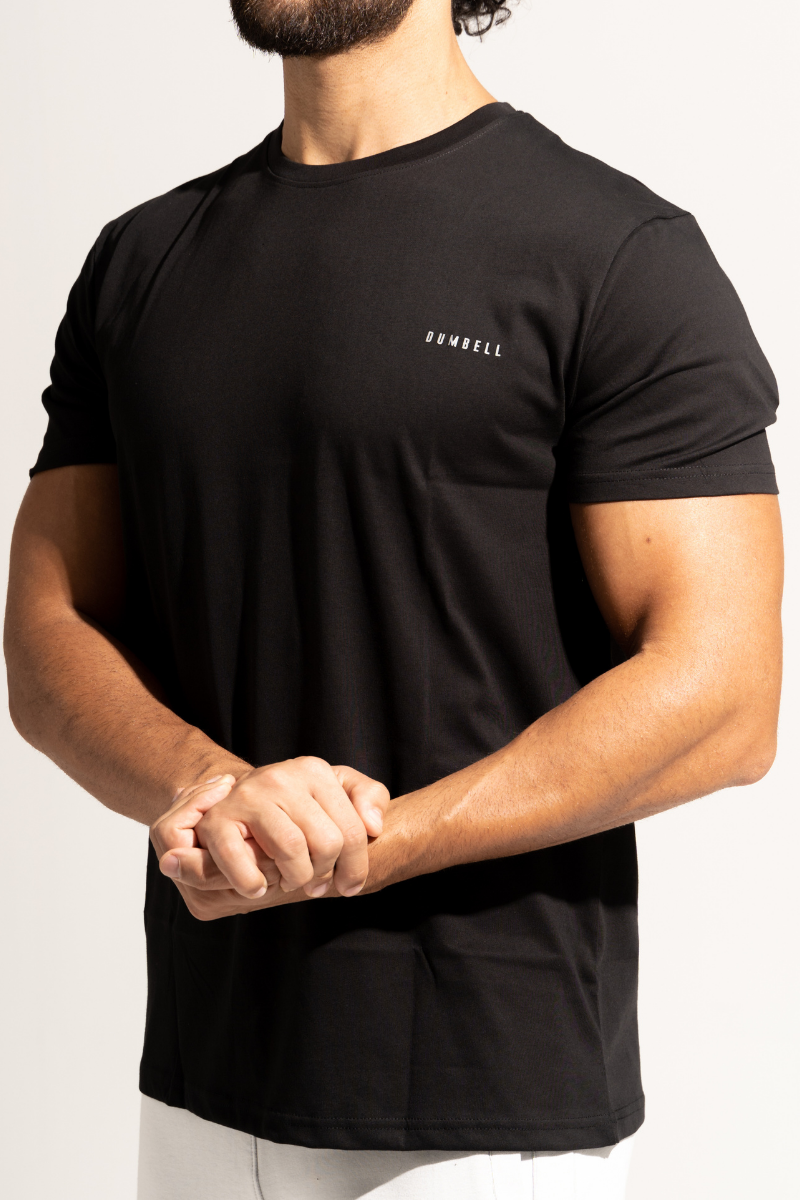 Bold Basics - Gym-Ready Black Tee