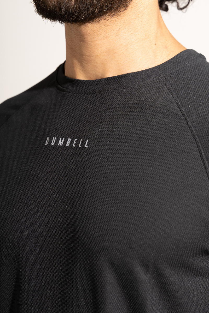 PowerMove Raglan Sleeve Tees - Carbon Black