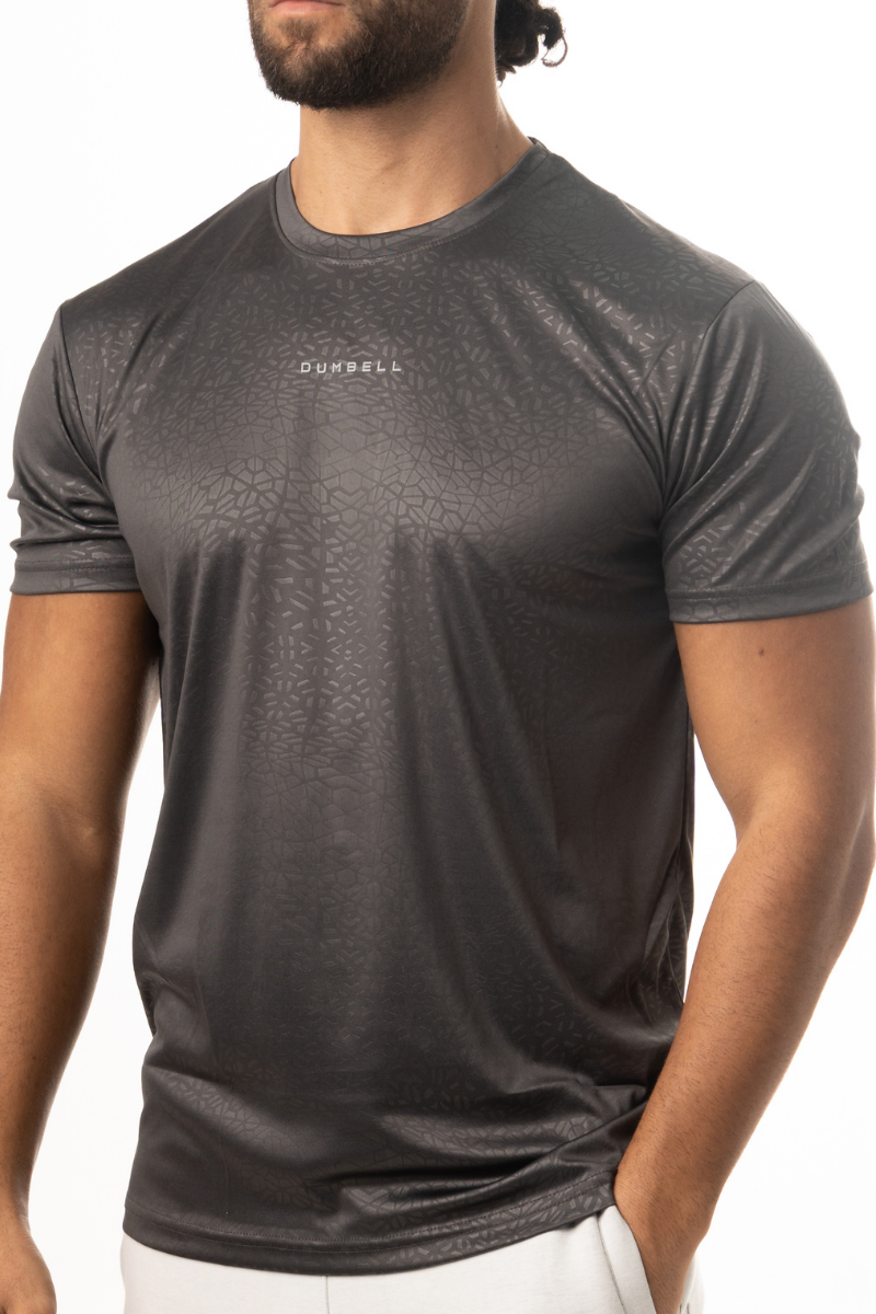 Raised Distinction Tees - Deep Grey