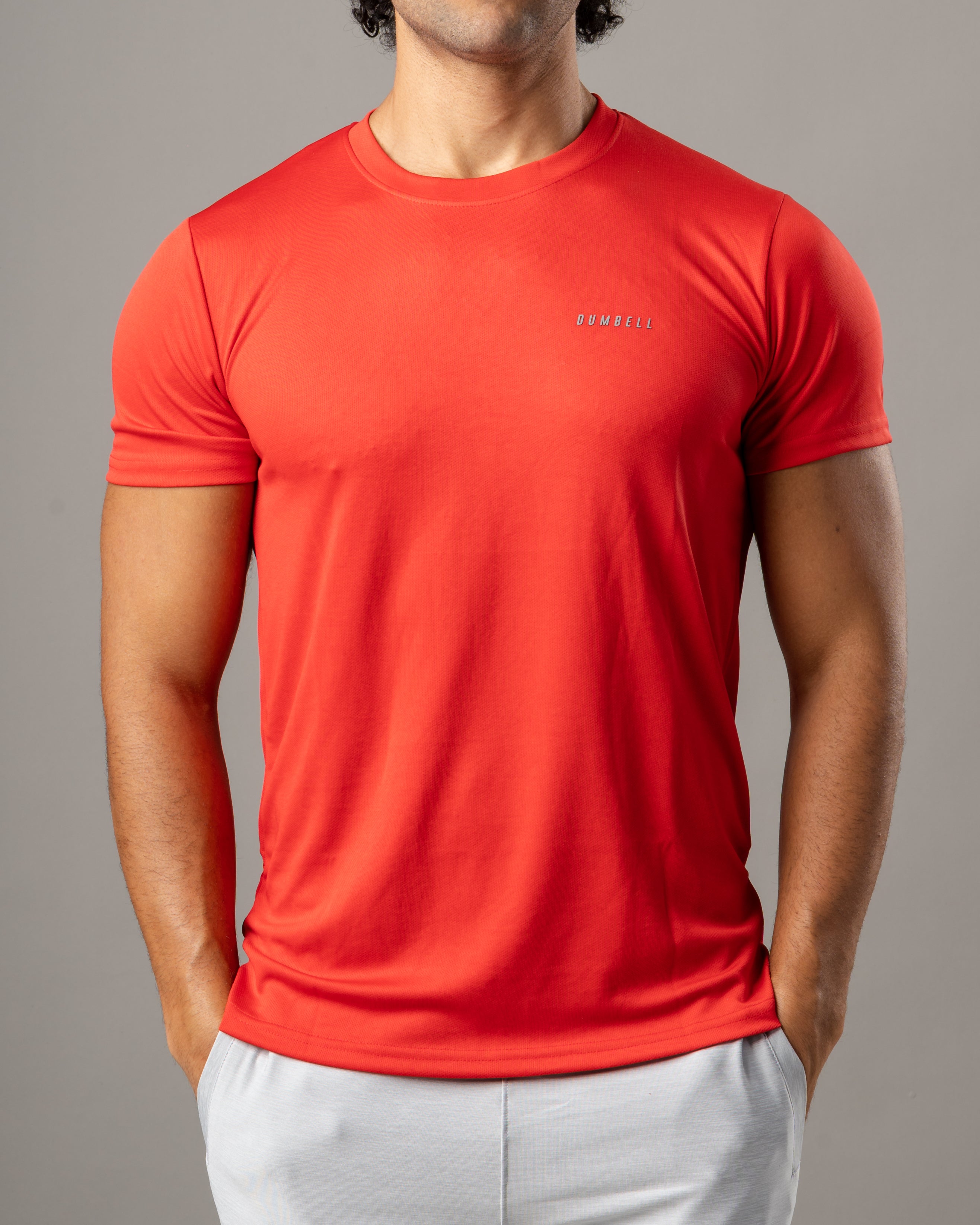 Dri-FIT Polyester Crew Neck Athletic T-Shirt â Dumbell Wear