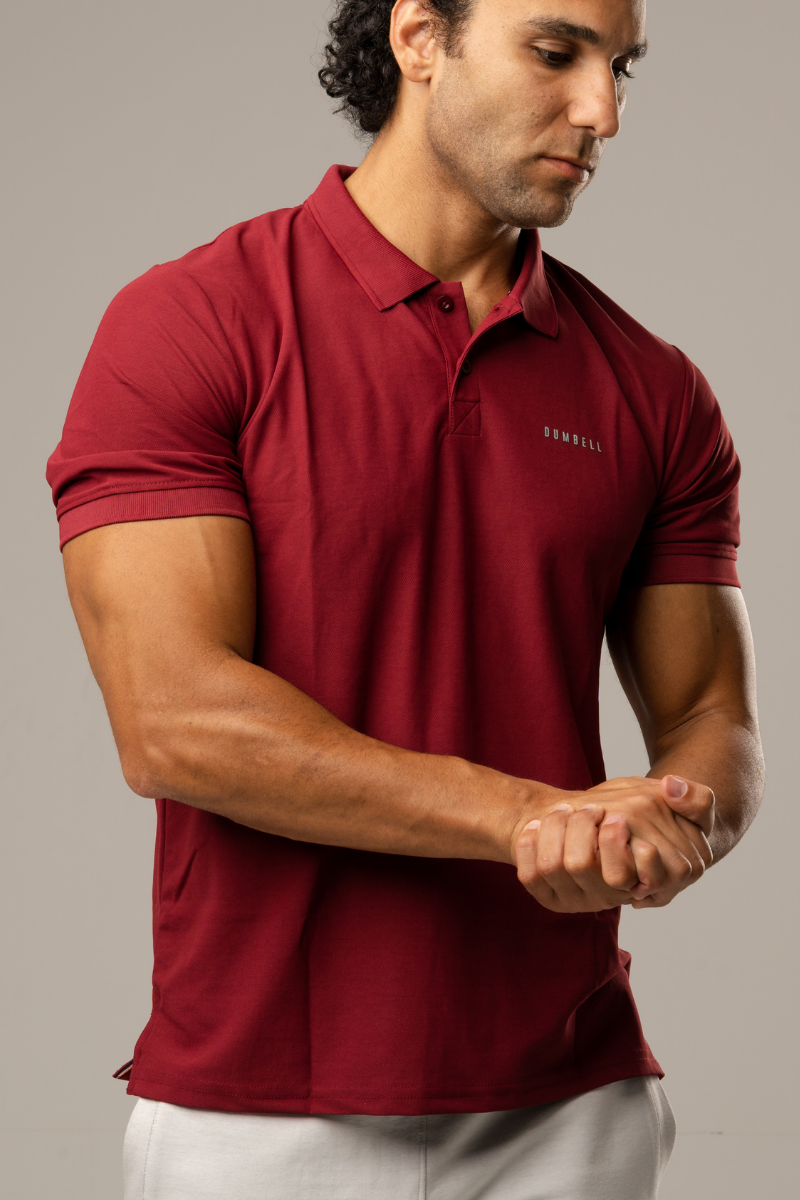 Maroon dri fit outlet polo