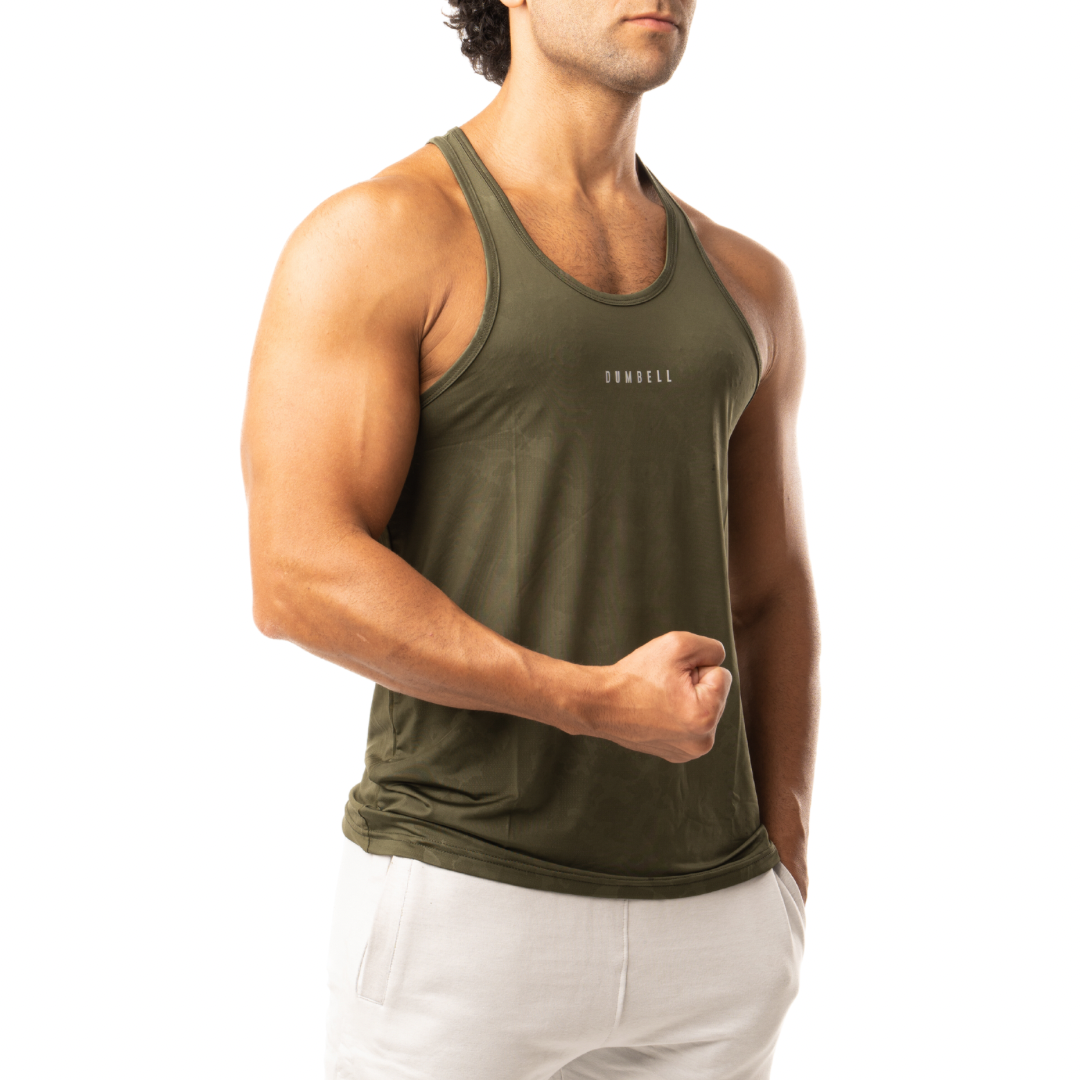 Supple Moss OLIVE Men's Stinger Tanks