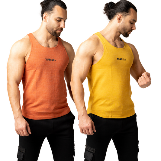 Dynamic Duo Tanks – Orange & Yellow