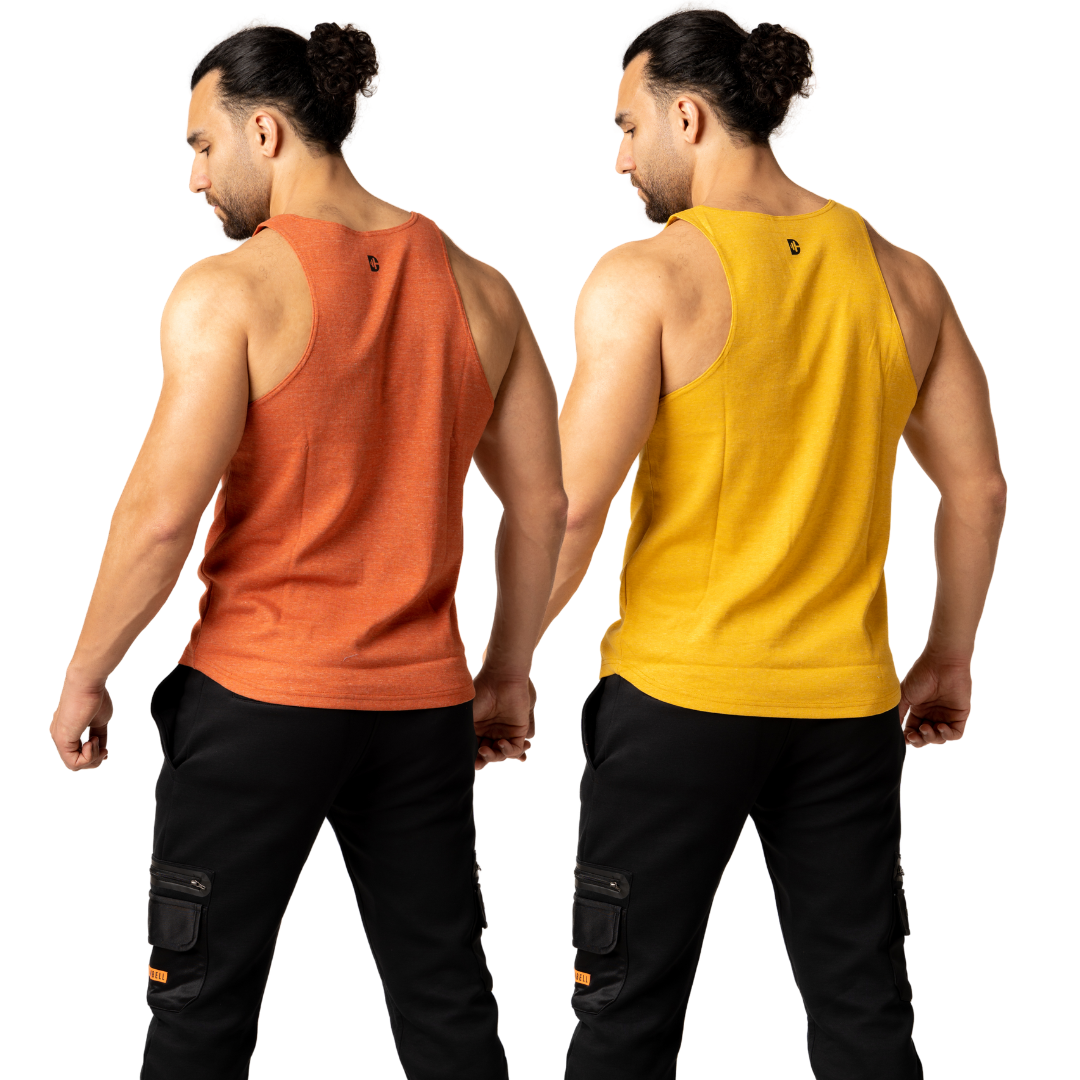 Dynamic Duo Tanks – Orange & Yellow