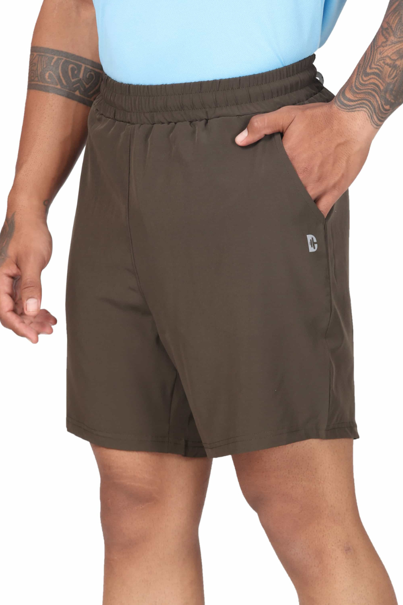 Olive green top athletic shorts