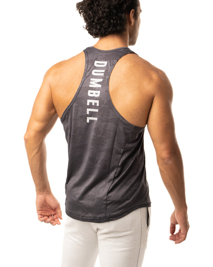 Men's Stale Grey Weight Training Dri-FIT Stringer