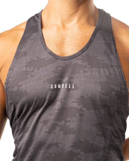 Men's Stale Grey Weight Training Dri-FIT Stringer