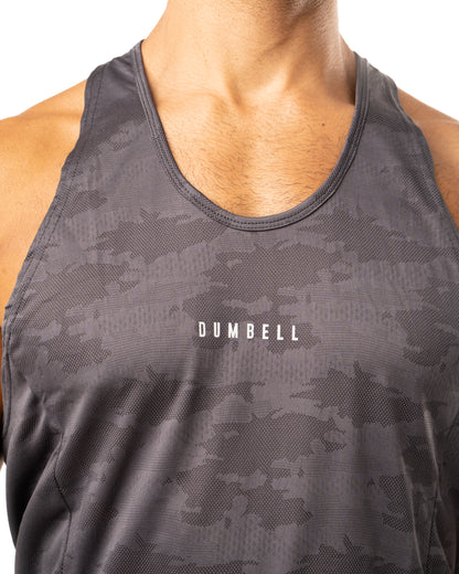 Men's Stale Grey Weight Training Dri-FIT Stringer