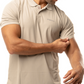 High-Performance Dry Fit Polo T-Shirt - Aluminum