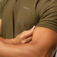 High-Performance Dry Fit Polo T-Shirt - Olive Green