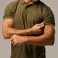 High-Performance Dry Fit Polo T-Shirt - Olive Green