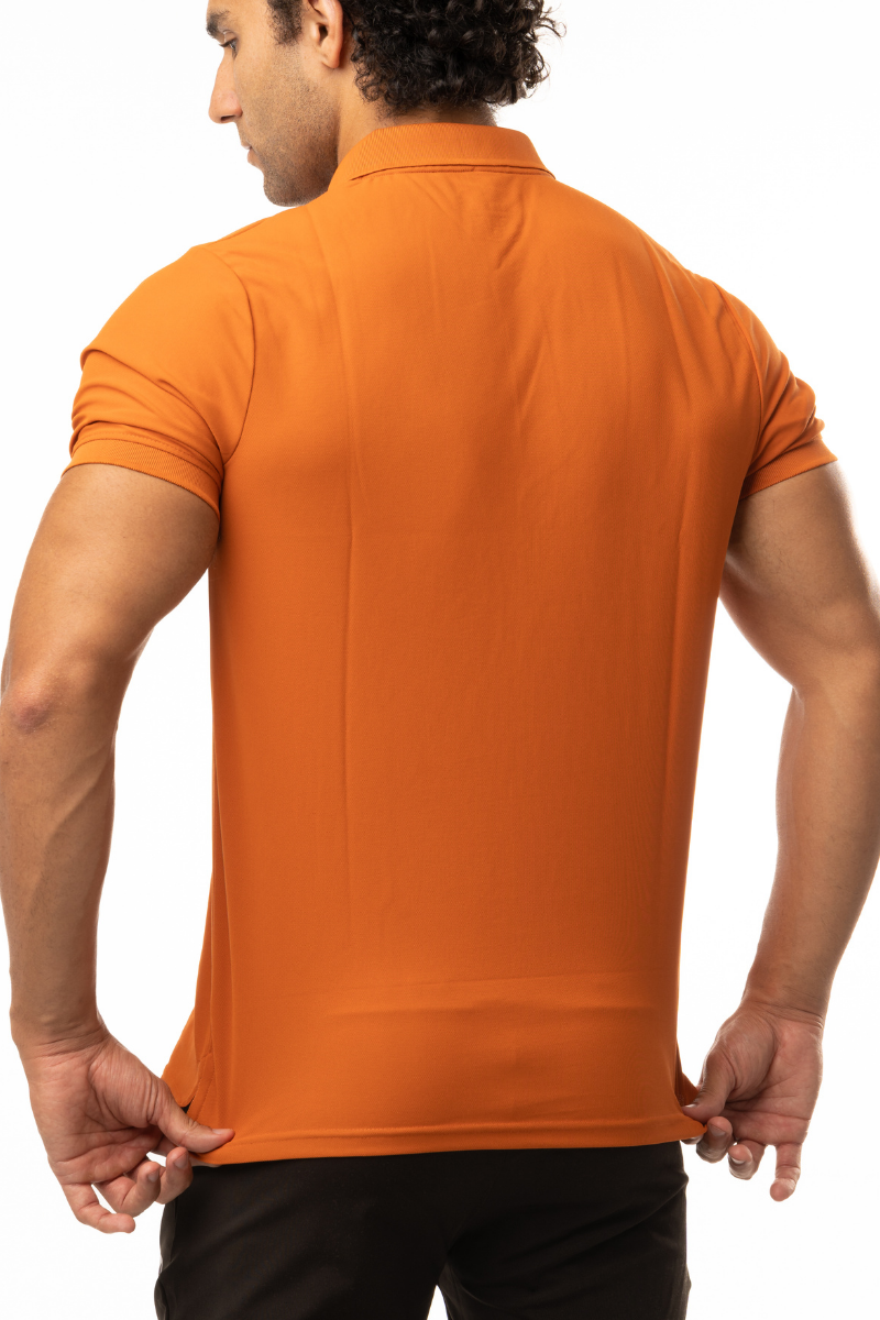 Orange dri fit t top shirt