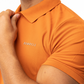 High-Performance Dry Fit Polo T-Shirt - Woody Orange