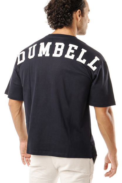 Navy Blue Oversized Tees by Dumbell