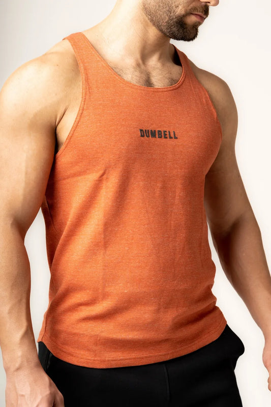 Robust Cotton Gym Tanks - Orange