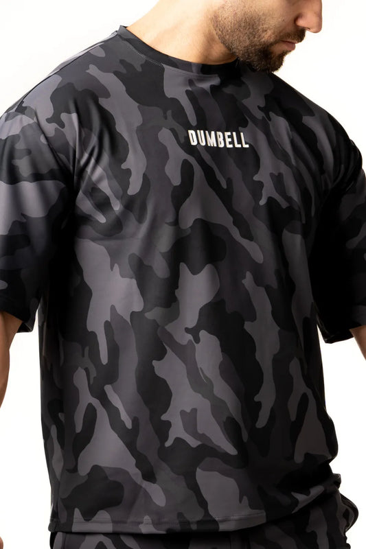 Sigma Oversized Tees - Grey Camo